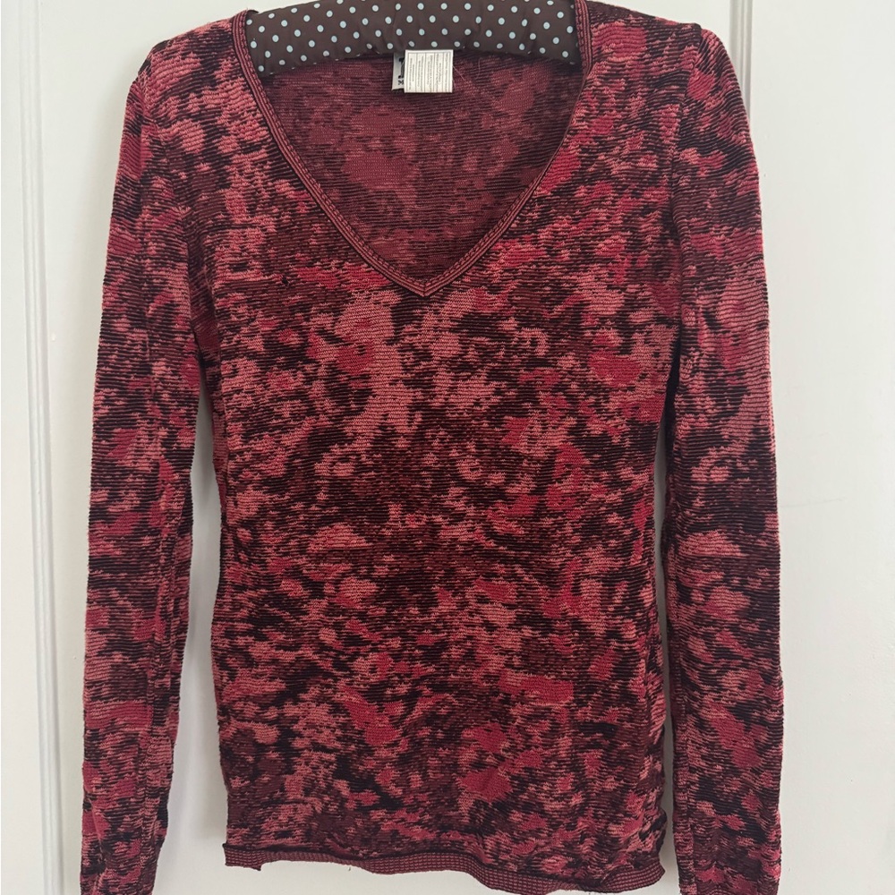 Missoni V-Neck Knit Top - size 40